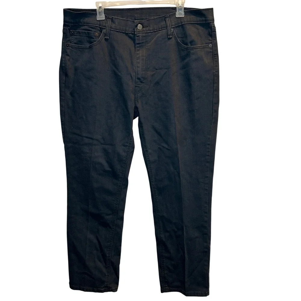 Levi's 541 Athletic Taper Mens Jeans W39 L30 Dark Grey Stretch Cotton Blend